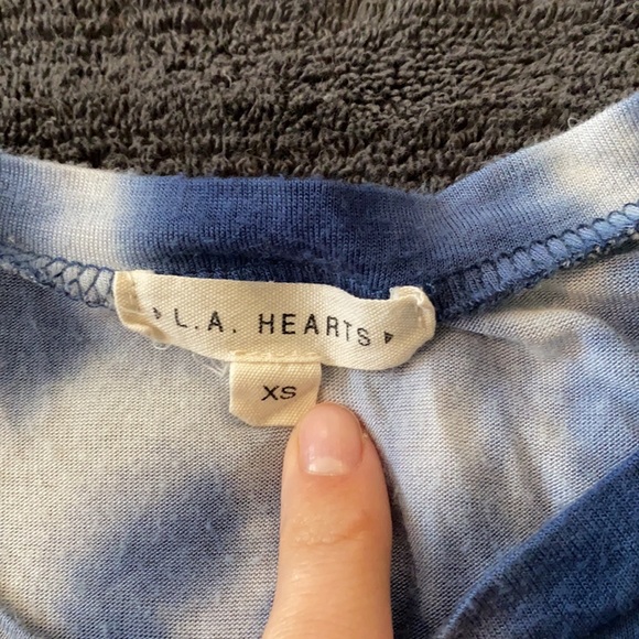 Blue tie dye t shirt - Picture 3 of 4